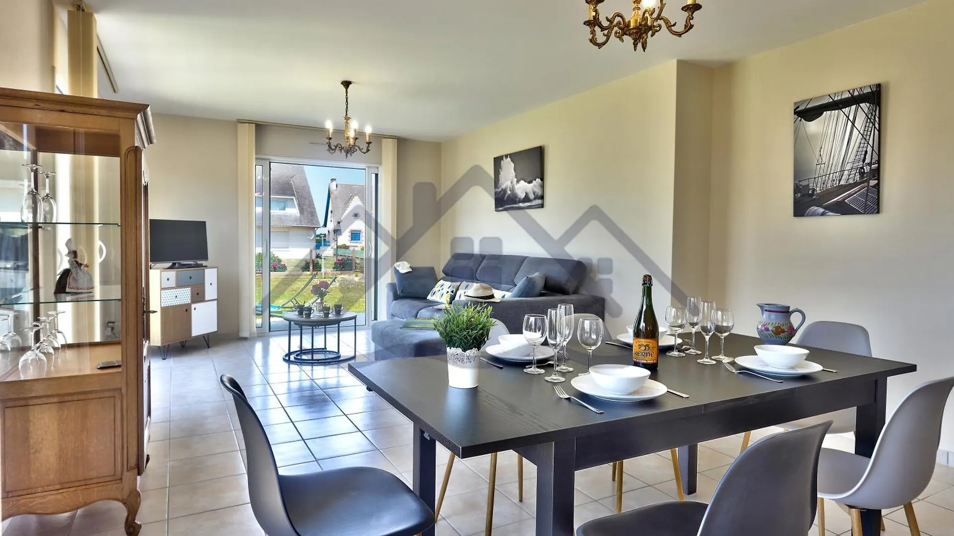 Localise - M19 - Ty Mervent - Maison Avec Jardin Clos - A 2 Pas De La Plage - Animaux Admis - Wifi Inclus - Draps Inclus Guilvinec